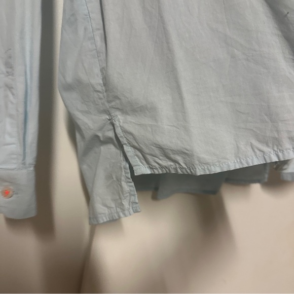 MAEVE x ANTHROPOLOGIE The Clarissa High-Low Buttondown Beaded Peace Size 00 - Picture 10 of 13